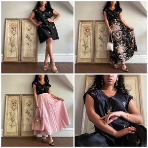 🌸 Morgan Taylor, Vintage Dark Paradise Chemise